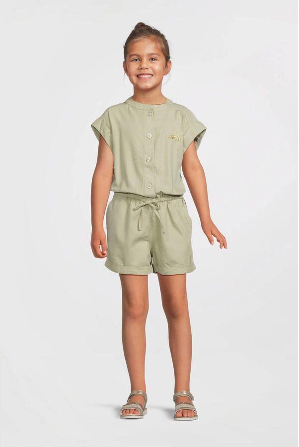 Me & My Monkey twill jumpsuit lichtkhaki - Foto 3