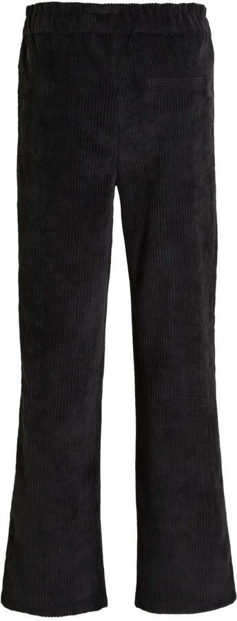 Me & My Monkey wide leg corduroy broek Raven zwart