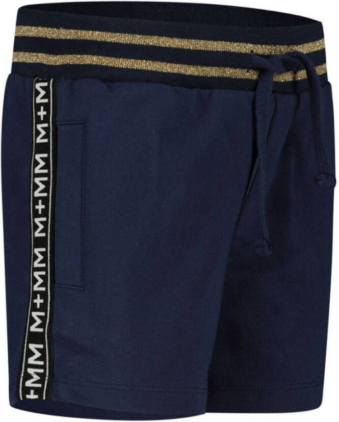 Me & My Monkey regular fit short donkerblauw Korte broek Meisjes Stretchkatoen 104 - Foto 3