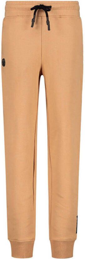 Me & My Monkey slim fit joggingbroek camel