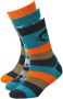 Me & My Monkey sokken met all-over print set van 3 oranje blauw Jongens Katoen 27-30 - Thumbnail 1