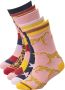 Me & My Monkey sokken met all-over print set van 5 lichtroze multi Meisjes Katoen 39-42 - Thumbnail 1