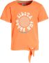 Me & My Monkey T-shirt Marjella met printopdruk oranje Meisjes Stretchkatoen Ronde hals 104 - Thumbnail 1