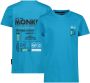 Me & My Monkey T-shirt met backprint blauw Jongens Katoen Ronde hals Backprint 140-146 - Thumbnail 1