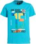 Me & My Monkey T-shirt Mylo met printopdruk blauw Jongens Katoen Ronde hals 104 - Thumbnail 1
