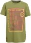 Me & My Monkey T-shirt Myron met printopdruk groen Jongens Katoen Ronde hals 140 - Thumbnail 1
