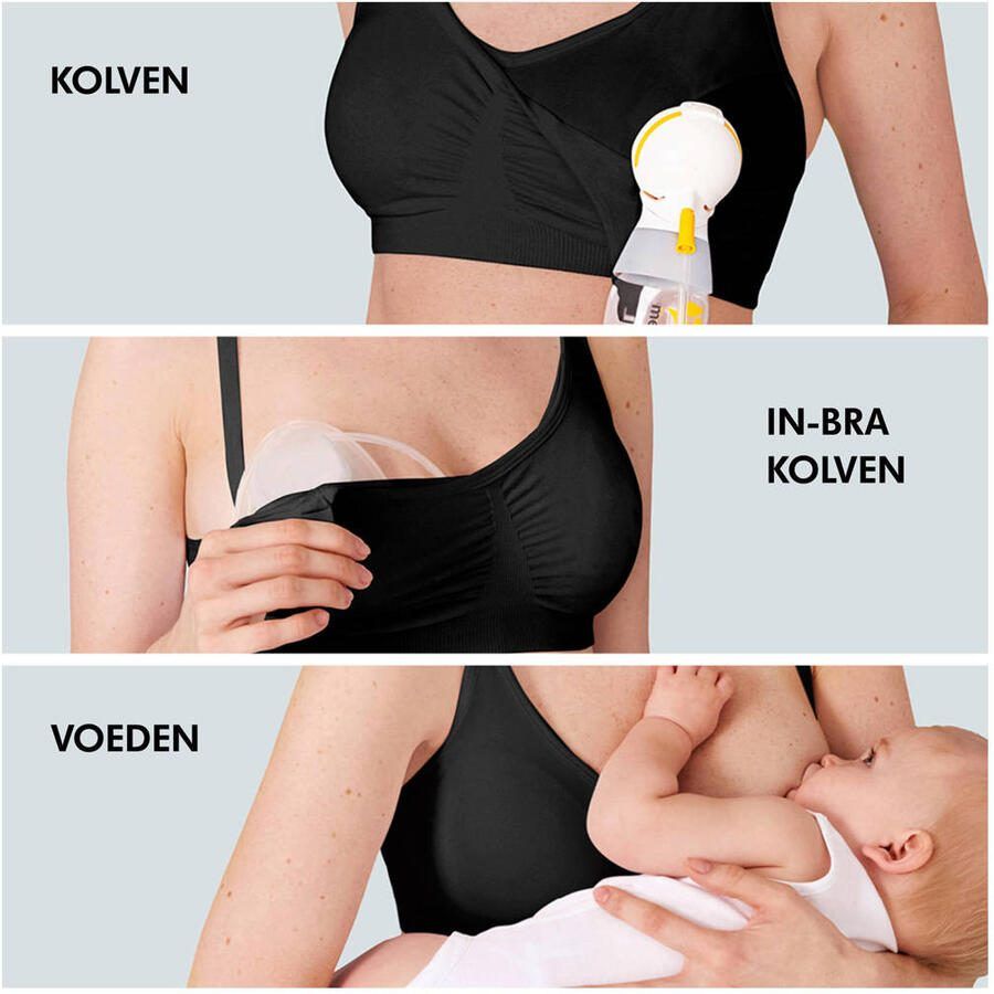 Medela 3-in-1 voedings- en kolfbh zwart - Foto 2