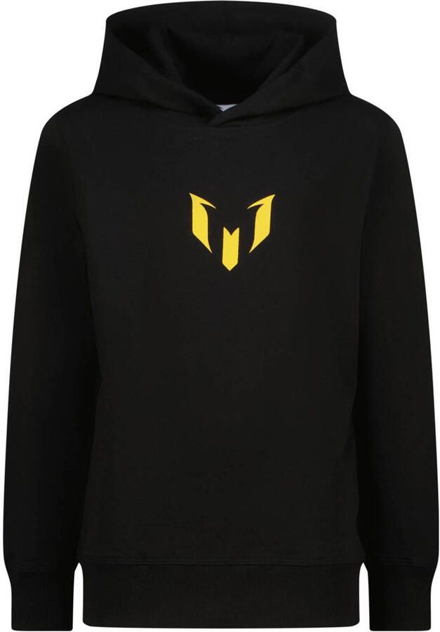 Messi hoodie met backprint zwart