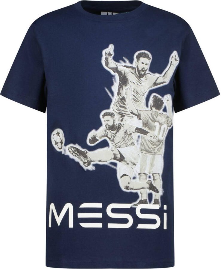 Messi T-shirt donkerblauw
