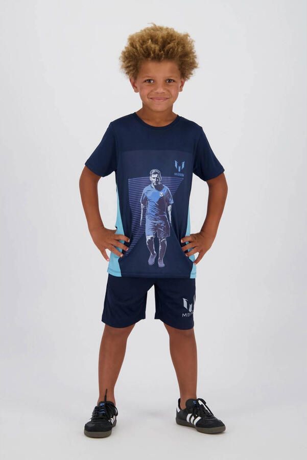 Messi T-shirt donkerblauw