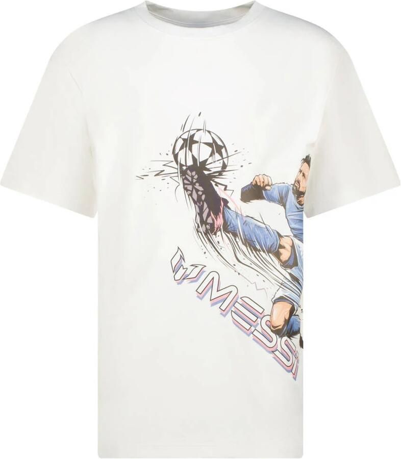 Messi T-shirt wit