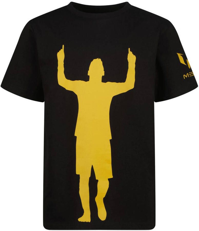Messi T-shirt zwart