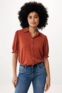 Mexx blouse roodbruin