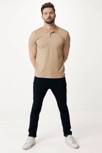 Mexx regular fit polo met all over print sand