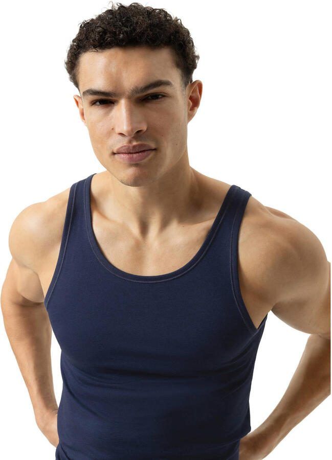 Mey hemd Dry Cotton donkerblauw - Foto 2