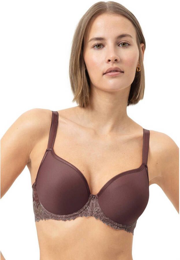Mey Luxurious voorgevormde T-shirt-bh met beugel donkerbruin