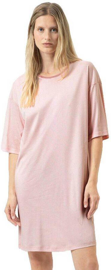 Mey nachthemd Simple Stripes lichtroze