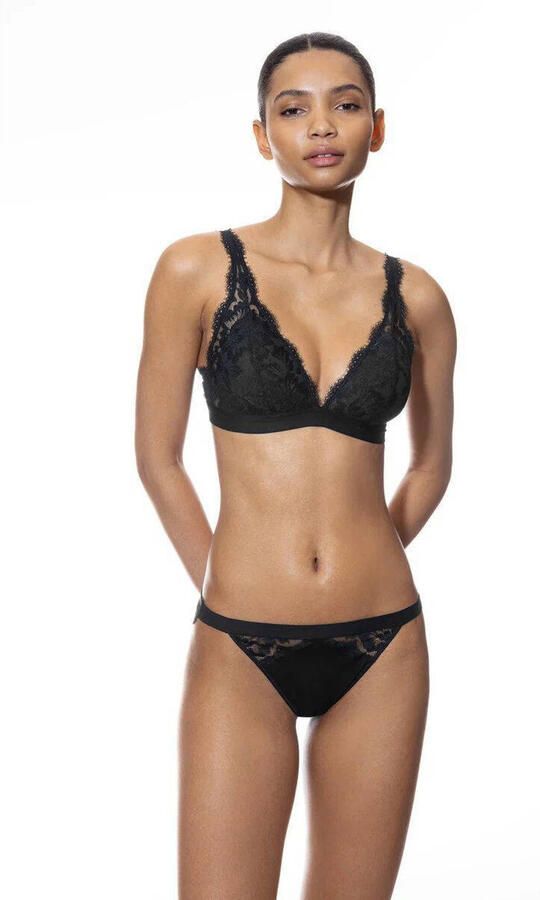 Mey niet-voorgevormde bralette Poetry Vogue zwart
