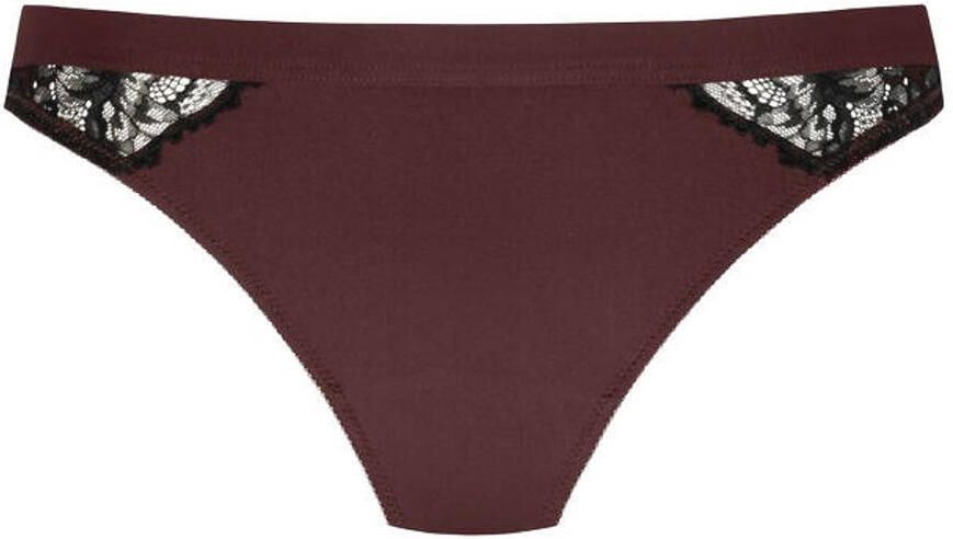 Mey Poetry Dream brazilian slip donkerbruin zwart