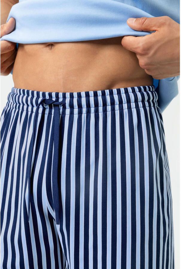 Mey pyjamashort Graphic Stripes lichtblauw donkerblauw - Foto 2