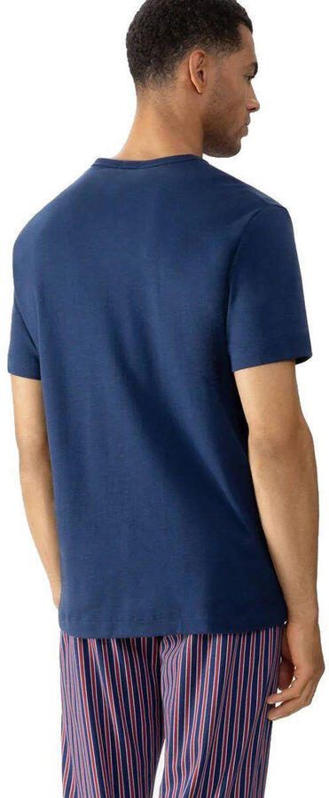 Mey Shirt met V-hals SOLID NIGHT T-shirt van interlock-jersey - Foto 2