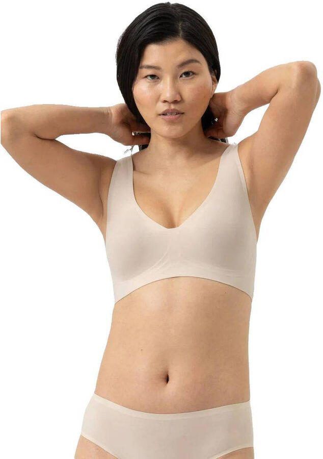 Mey Bustier INVISIBLES uitneembare pads diepe v-hals strijkvrij - Foto 2