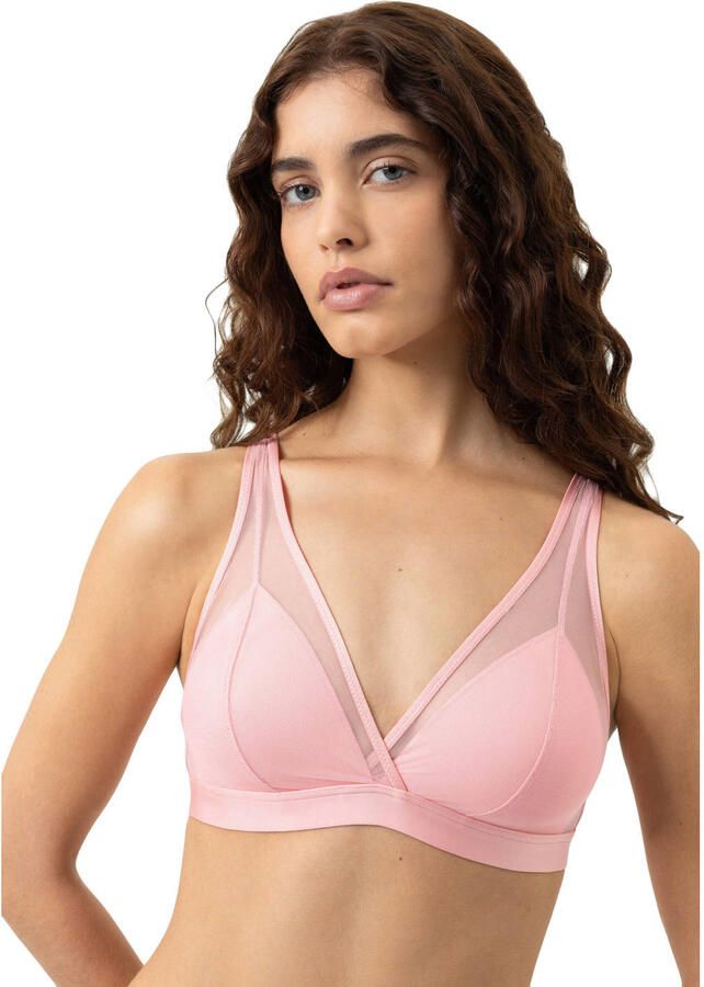 Mey voorgevormde bralette Poetry Almost Sheer roze