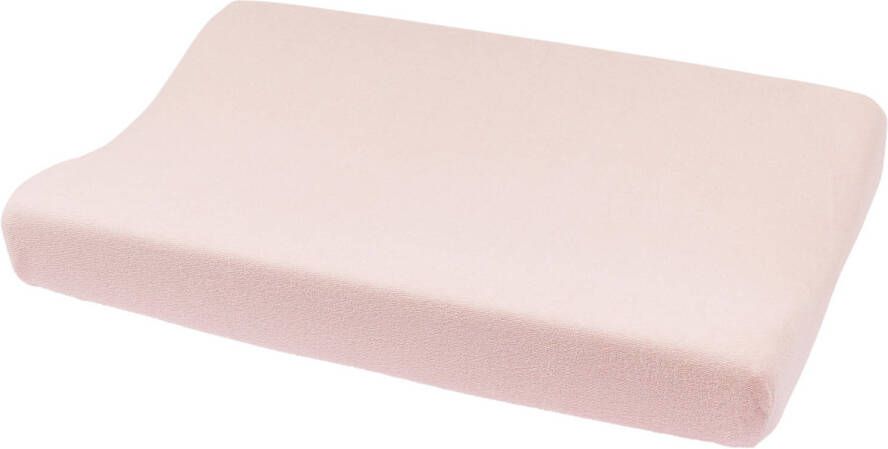 Meyco aankleedkussenhoes Basic Badstof 50x70 cm Soft Pink Roze Effen