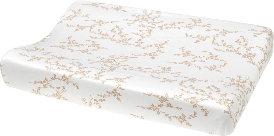 Meyco aankleedkussenhoes Branches sand Beige Blad | Aankleedkussenhoes van