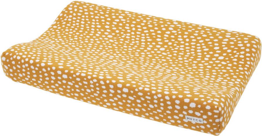 Meyco aankleedkussenhoes Cheetah honey gold Geel | Aankleedkussenhoes van