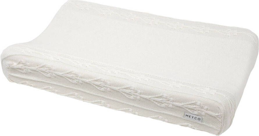 Meyco aankleedkussenhoes Ro tic flower off white Ecru