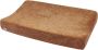 Meyco aankleedkussenhoes Velvet 50x70 cm Toffee Bruin Effen - Thumbnail 1