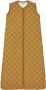 Meyco baby slaapzak Double diamond honey gold Babyslaapzak Goud 70 cm - Thumbnail 1