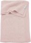 Meyco baby wiegdeken Mini Knots 75x100 cm Soft Pink Babydeken Roze Stip - Thumbnail 1