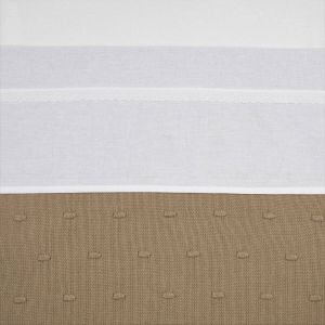 Meyco baby wieglaken Lace 75x100 White