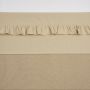 Meyco baby wieglaken Ruffle 75x100 Sand Babylaken Beige Effen - Thumbnail 1