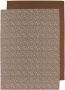 Meyco baby wieglaken set van 2 75x100 cm cheetah choclolate uni choclolate Babylaken Bruin - Thumbnail 1