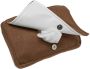 Meyco babydoekjes box Knit basic chocolate Babydoekjesbox Bruin - Thumbnail 1