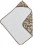Meyco badcape 90x90 cm Vintage flower taupe Handdoek badcape Bruin - Thumbnail 1
