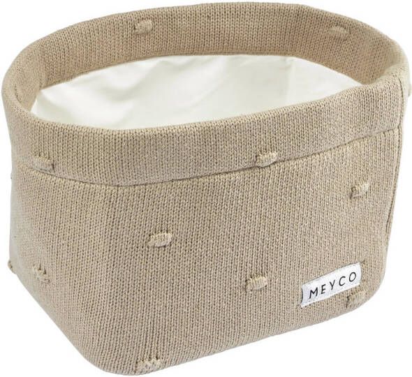 Meyco commode d Medium Mini Knots Sand Accessoire Bruin