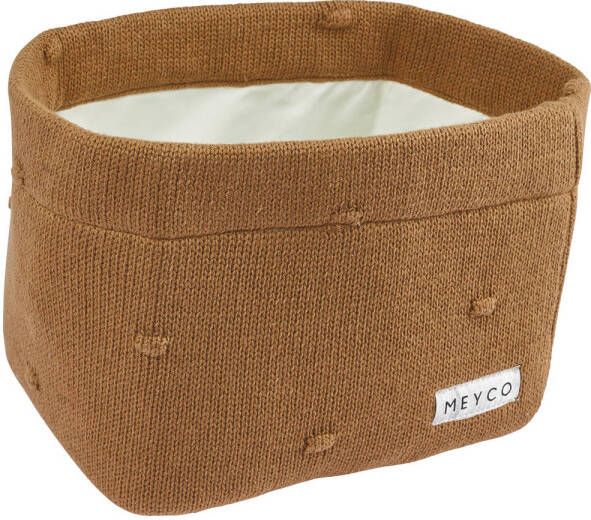 Meyco commode d Small Mini Knots Toffee Accessoire Bruin