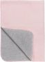 Meyco Double Face ledikantdeken 100x150 cm roze grijs Babydeken Meerkleurig - Thumbnail 1