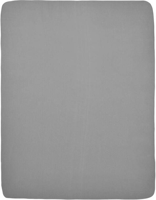 Meyco hoeslaken boxmatras 75x95 cm grijs | Hoeslaken van