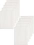 Meyco hydrofiele doek 70x70 cm wit set van 10 Hydrofiele luiers Effen - Thumbnail 1