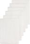 Meyco hydrofiele doek 70x70 cm wit set van 6 Hydrofiele luiers Effen - Thumbnail 1