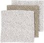 Meyco hydrofiele luier Cheetah 70x70 cm set van 3 taupe Hydrofiele luiers Bruin - Thumbnail 1