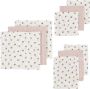 Meyco hydrofiele starterset Mini Panther set van 9 Soft Pink Roze Panterprint - Thumbnail 1