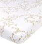 Meyco katoenen jersey ledikant hoeslaken 60x120 cm Branches sand Beige - Thumbnail 1