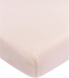 Meyco katoenen jersey wieg hoeslaken 40x80 90 cm Soft Pink