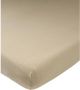 Meyco katoenen ledikant hoeslaken 60x120 cm taupe - Thumbnail 1